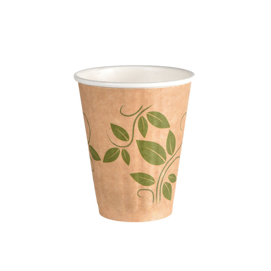 Der doppelwandige Thermobecher "Deli-Schale Crystal" von Duni GmbH ist ein transparenter Becher mit doppelwandiger Isolierung, abgebildet auf einem schlichten weißen Hintergrund - ideal um Getränke lange warm oder kalt zu halten.