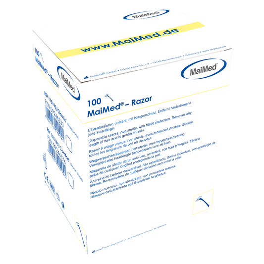 MaiMed - Razor Classic rasoio usa e getta, non sterile, 100 pz/scatola. | Scatola (100 pezzi)