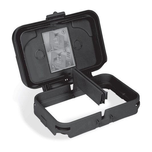 Contenitore per rifiuti universale Numatic 120 /2 x 70 litri per strutture in plastica, nero | Confezione (1 pezzo)