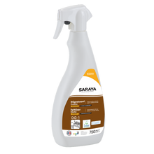 Saraya detergente/sgrassatore per cucina Ecolabel | Flacone spray (750 ml)