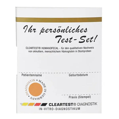Cleartest Humanofecal, Confezione: 50 test | Confezione (50 test)