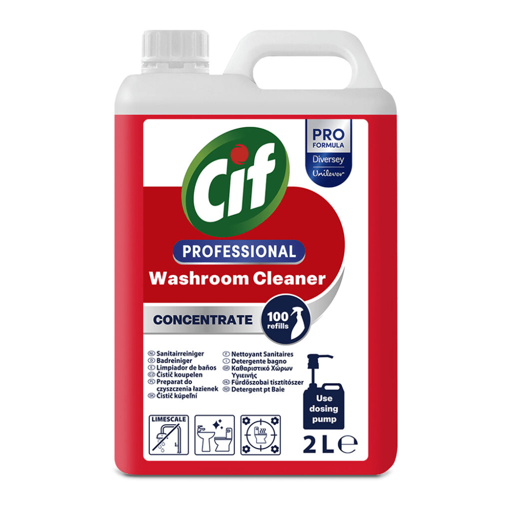 Cif Detergente Bagno Concentrato Professionale | Tanica (2 l)