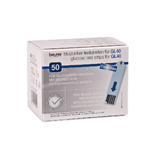 Strisce reattive per Beurer GL 40 mg/dl, confezione da 50 pezzi