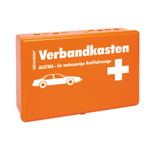 Kit di pronto soccorso Austria arancione per autoveicoli a più corsie