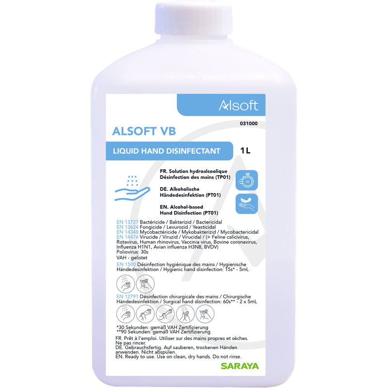 Saraya Alsoft VB disinfettante per le mani