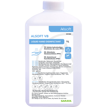 Saraya Alsoft VB disinfettante per le mani
