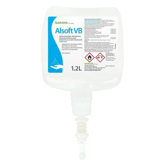 Saraya Alsoft VB disinfettante per le mani