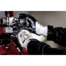 Guanti in nitrile NITRAS, colore naturale/blu