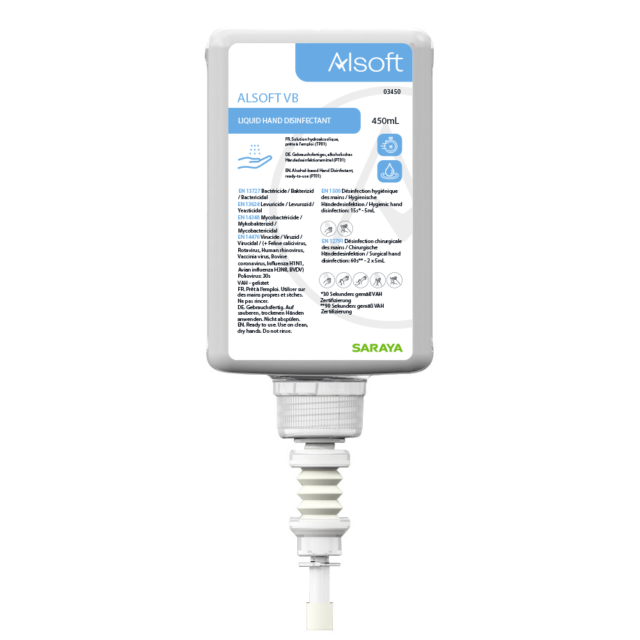 Saraya Alsoft VB disinfettante per le mani
