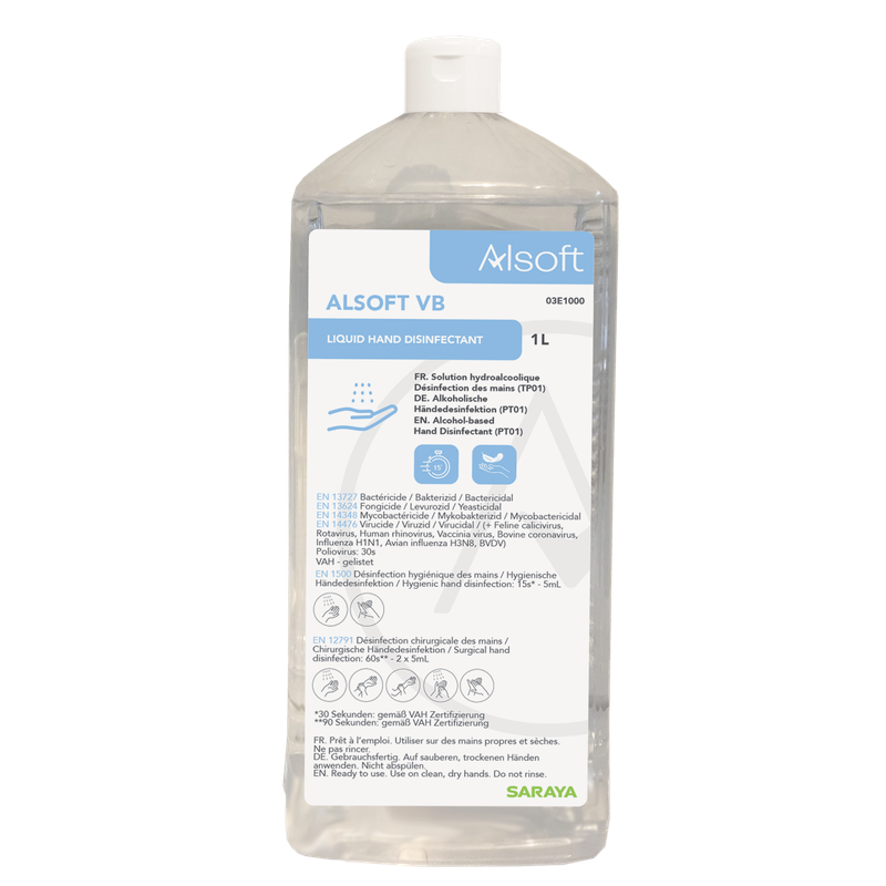 Saraya Alsoft VB disinfettante per le mani