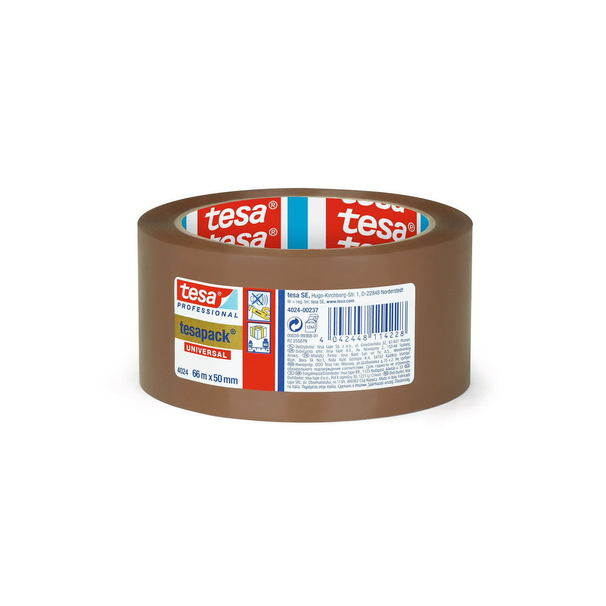 tesa Professional 4024 Packband Universal PP braun, 66 m x 50 mm