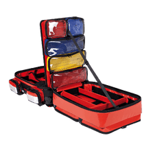 Zaino di emergenza PROFiL vuoto, comprensivo di 3 tasche modulari grandi e 2 piccole