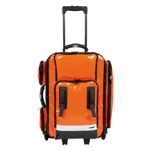 Zaino di emergenza NumberOne Back'n'Roll vuoto con rotelle, comprensivo di 3 tasche modulari grandi e 2 piccole