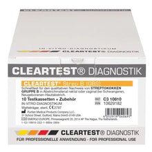Cleartest Strep-B (GBS) Test per streptococco B, confezione: 10 test | Pacchetto (10 test)