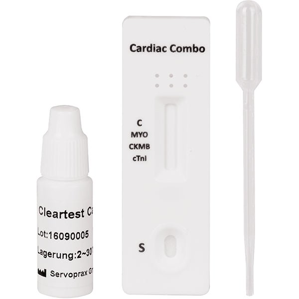 Cleartest Cardio Myglobin/CK-MB/Trop I Confezione: 10 test | Pacchetto (10 test)