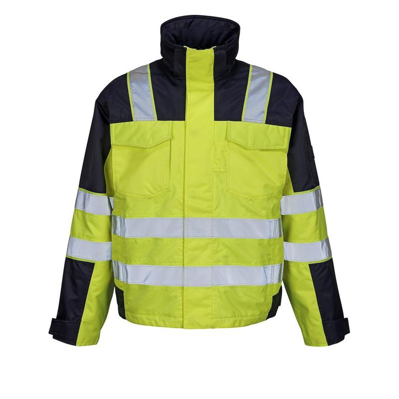 Giacca invernale MASCOT® Genova, giallo/blu ad alta visibilità