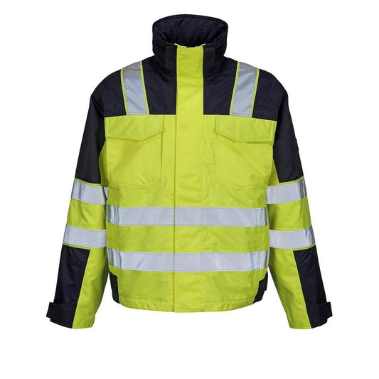 Giacca invernale MASCOT® Genova, giallo/blu ad alta visibilità