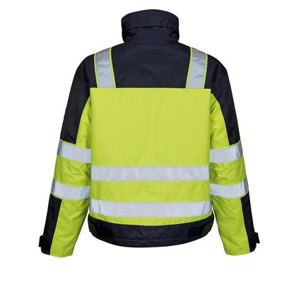 Giacca invernale MASCOT® Genova, giallo/blu ad alta visibilità