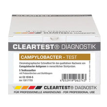 Test Cleartest Campylobacter, dalle feci