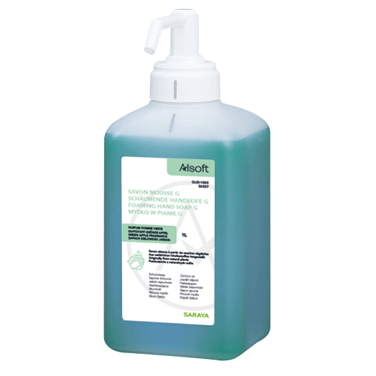 Sapone in schiuma Saraya Alsoft G mela verde