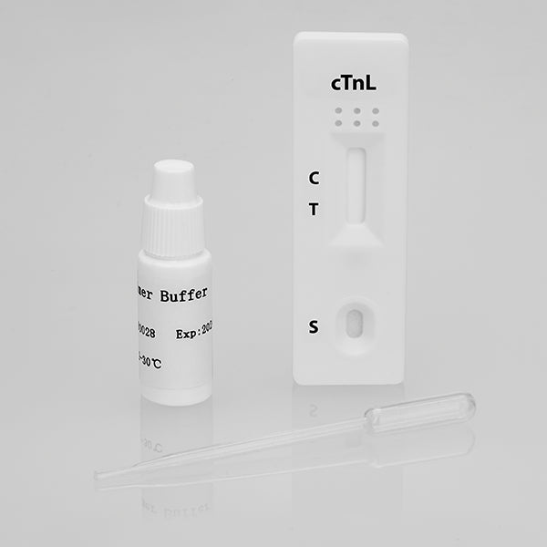 Cleartest light Troponin I Confezione: 5 cassette test, compresi gli accessori | Pacchetto (5 prove)