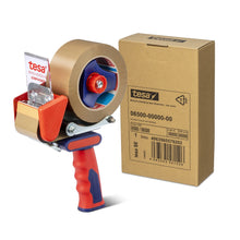 tesa 6500: dispenser manuale per nastro adesivo da imballaggio a bassa rumorosità per rotoli di 50 mm di larghezza – Applicazione