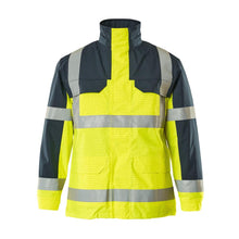 MASCOT® Lungern Parka Multisafe, giallo ad alta visibilità/blu scuro