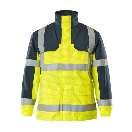 MASCOT® Lungern Parka Multisafe, giallo ad alta visibilità/blu scuro