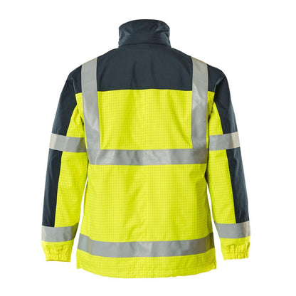 MASCOT® Lungern Parka Multisafe, giallo ad alta visibilità/blu scuro
