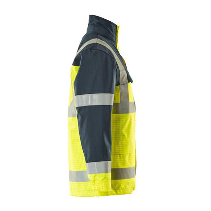 MASCOT® Lungern Parka Multisafe, giallo ad alta visibilità/blu scuro