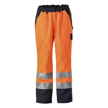Sovrapantaloni MASCOT® Linz, arancione/blu scuro ad alta visibilità