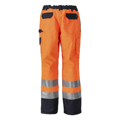 Sovrapantaloni MASCOT® Linz, arancione/blu scuro ad alta visibilità