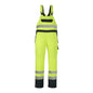 Salopette MASCOT® Wels, giallo alta visibilità/blu navy