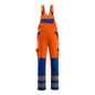Salopette MASCOT® Barras, arancione alta visibilità/blu grano