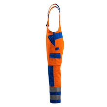 Salopette MASCOT® Barras, arancione alta visibilità/blu grano