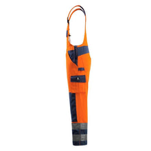 Salopette MASCOT® Barras, arancione ad alta visibilità/blu navy