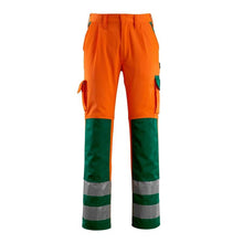 Pantaloni MASCOT® Olinda, arancione/verde ad alta visibilità