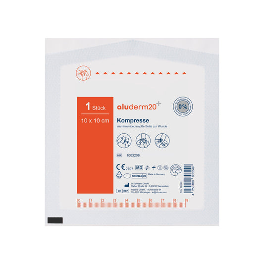 Compressa aluderm® singola 10 x 10 cm