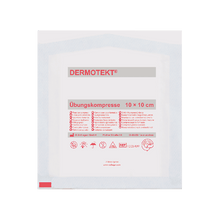 DERMOTEKT®  Garza da esercitazione 10 x 10 cm, 2 pezzi, non sterile