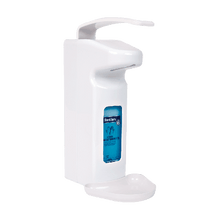 Distributori di disinfettante con flaconi da 500 ml e 1000 ml