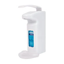 Distributori di disinfettante con flaconi da 500 ml e 1000 ml