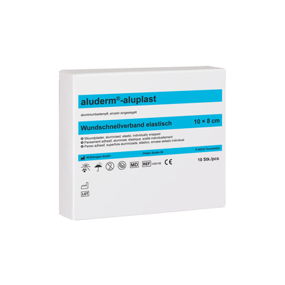 aluderm®-aluplast elastisch - in Abschnitten 10 cm x 8 cm