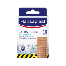 Cerotti Hansaplast EXTRA ROBUST 2,6 x 7,6 cm, confezione da 16 pezzi
