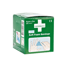 Benda in schiuma morbida Cederroth blu 2 m x 6 cn - Ricarica 51011011
