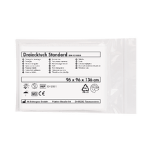 Fascia triangolare standard bianca