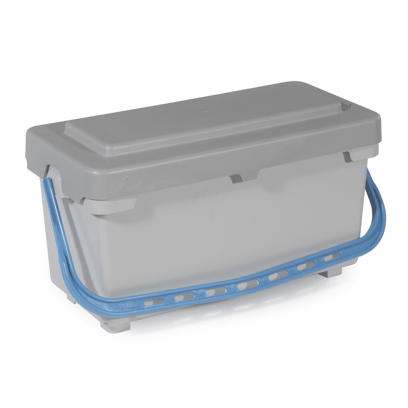 Scatola per scopa Numatic Mopmatic MK 3 grigia con manico codificato a colori