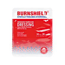 Medicazione in schiuma idrogel Burnshield, sterile, 10 x 10 cm