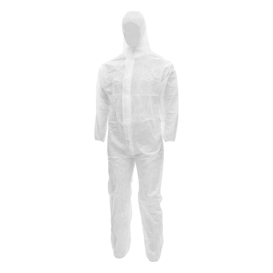 NITRAS POLYSAFE BASIC II, tuta di protezione chimica, bianca