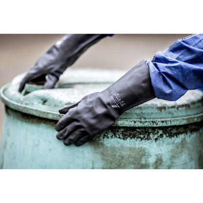 NITRAS BLACK BARRIER, guanti di protezione chimica, neri