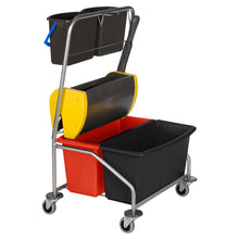 Carrello per scopa bagnata VERMOP Twixter incl. 2x6 L | 1 pezzo